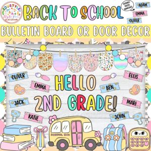 Welcome Back!: Back To School and August Bulletin Board or Door Decor Kit