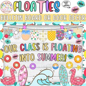Our Class Is Floating into Summer!: Floaties Bulletin Board or Door Decor Kit